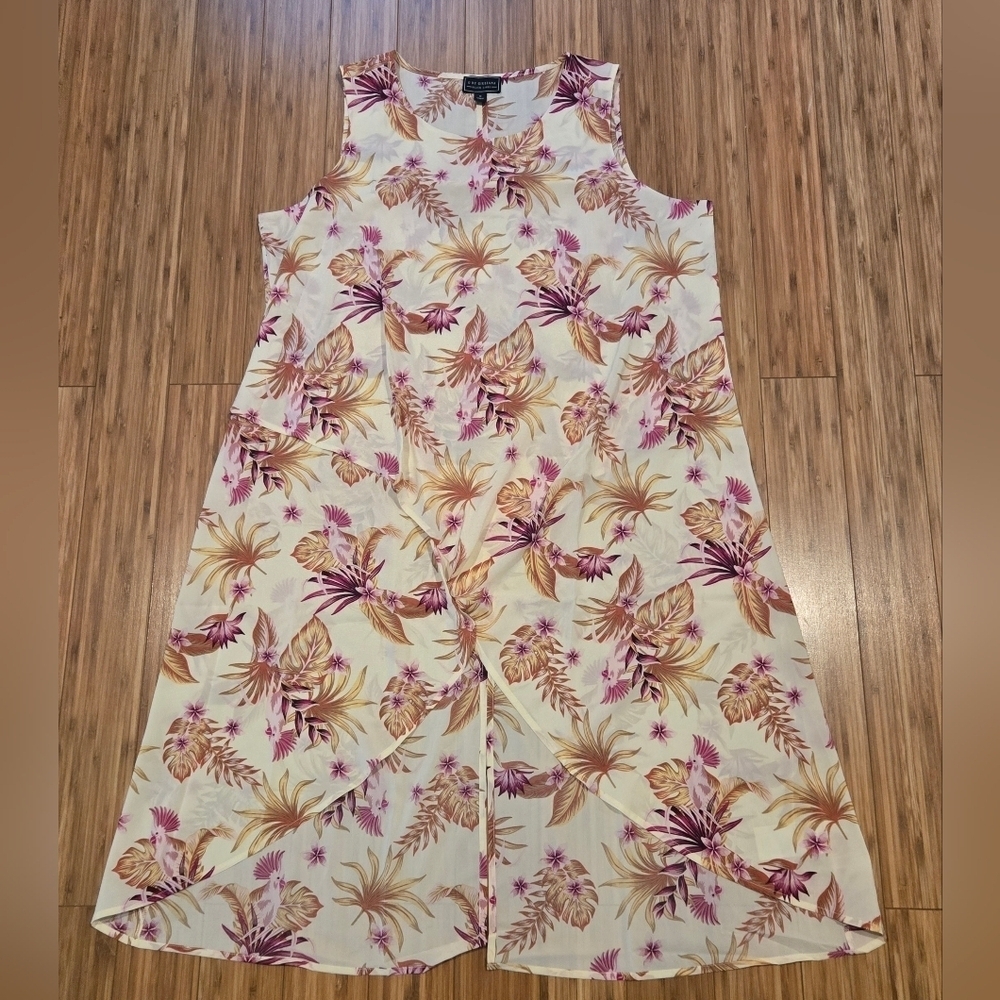 💚 NWOT G By Giuliana Tropical Print Dress